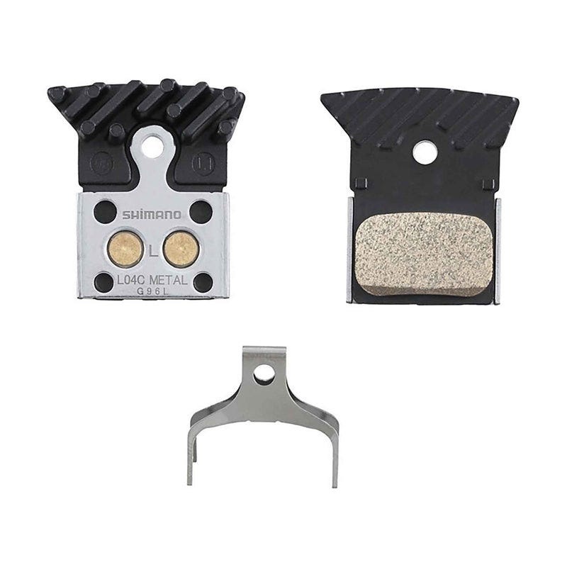 Shimano 2 Piston L04C Metal Disc Brake Pad w/ Fin
