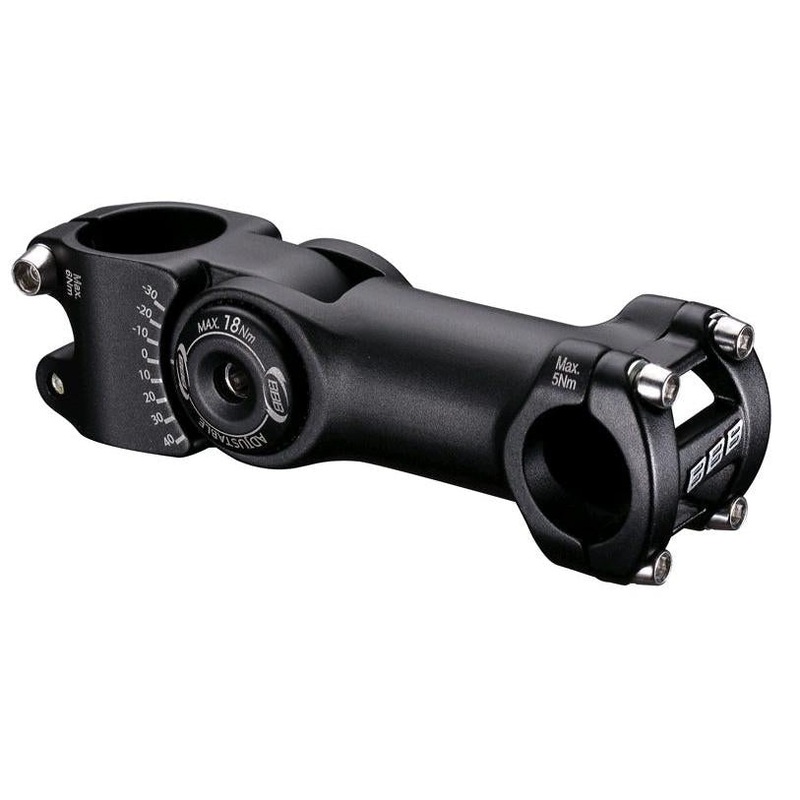 BBB Highsix Adjustable Stem 25.4mm Black 110mm