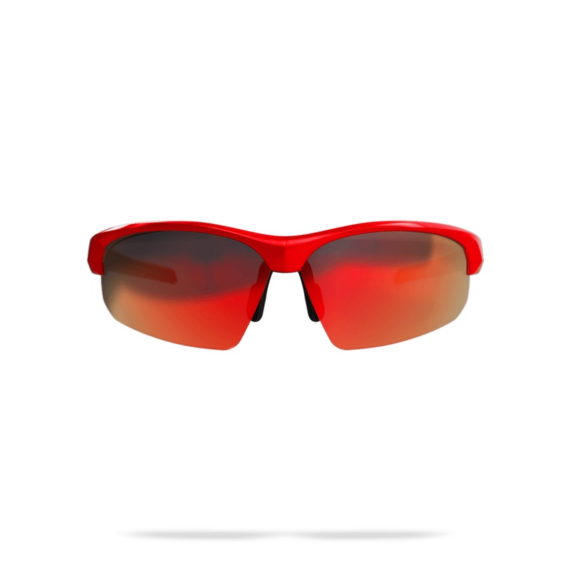BBB Impress Red PC Sunglasses Smoke/Red Lens