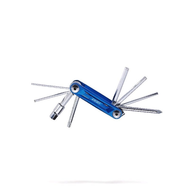 BBB PrimeFold 9 Mini Tool Blue/Silver