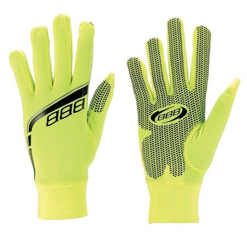 BBB Raceshield Winter Full Finger Gloves Neon Yellow