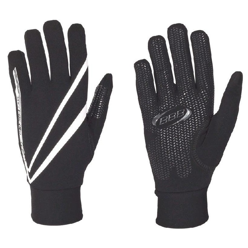 BBB Raceshield Winter Full Finger Gloves White/Black