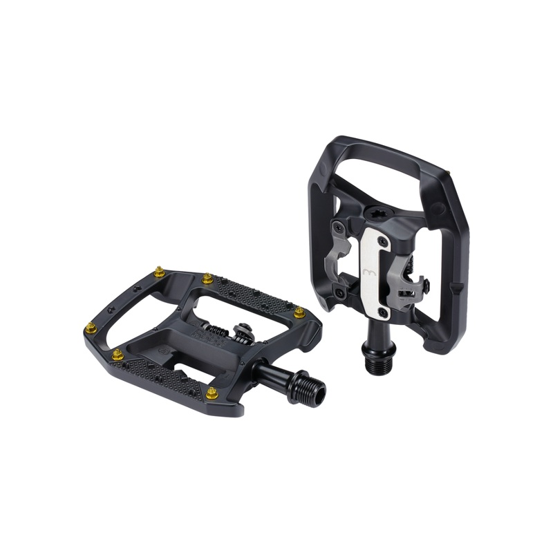 BBB DualChoice MTB SPD & Flat Trail Pedals Black