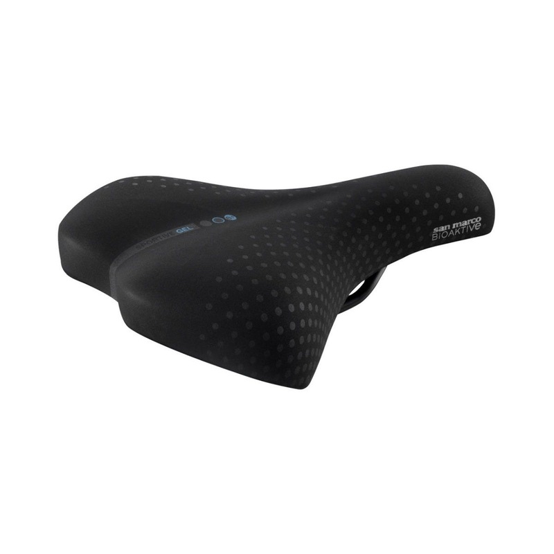 Selle San Marco Sportive Open Fit Gel Saddle Black Large