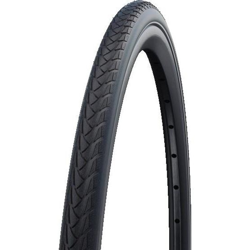 Schwalbe Marathon Plus Wheelchair Tyre 24 x 1'' (25-540) Evolution Line Black/Reflective Sidewall