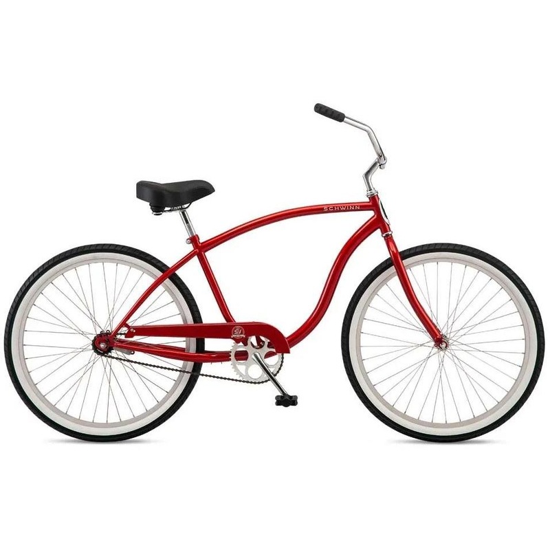 Schwinn S1 Vintage Cruiser Bike Red