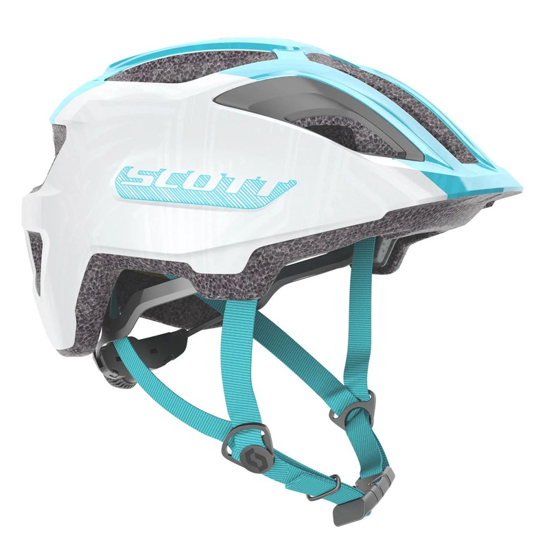 Scott Jr Spunto Helmet UNI Pearl White/Bright Blue
