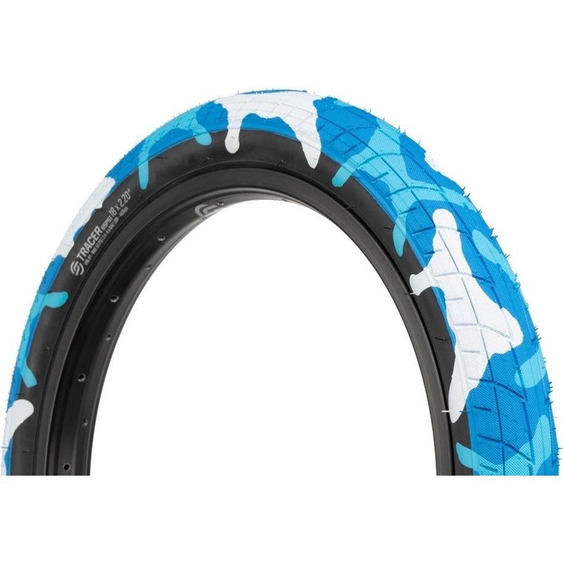Salt Tracer BMX Tyre 18 x 2.0'' Blue Camo