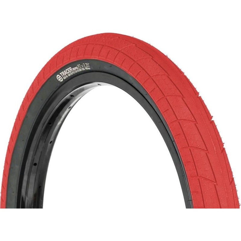 Salt Tracer BMX Tyre 20 x 2.35'' Red/Black Wall