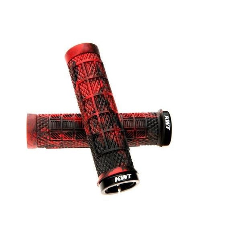 Ryfe BOSSA Single Lock On Pro Grips Marble Red/Black