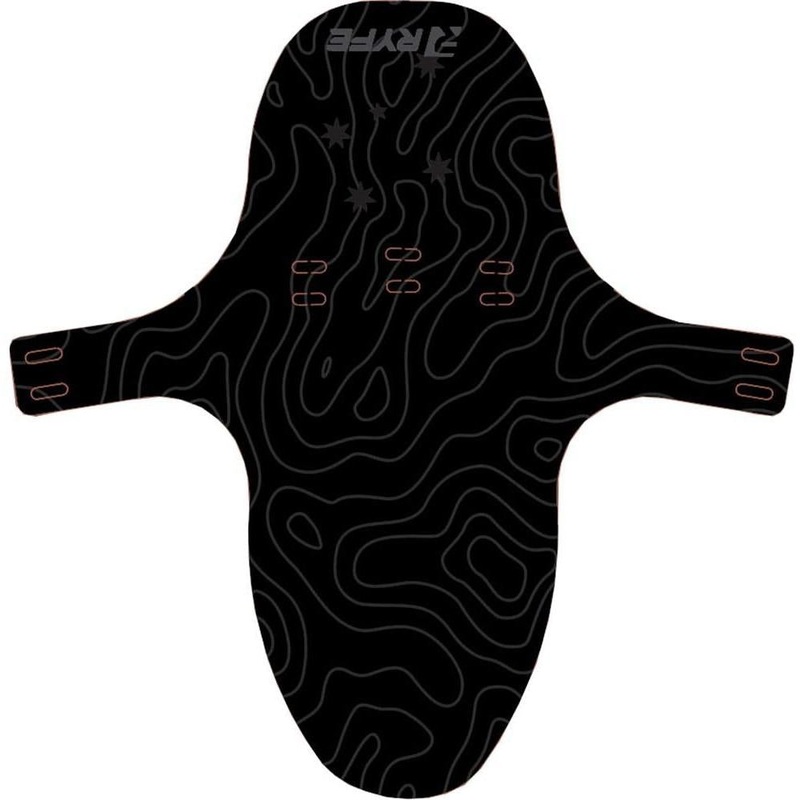 Ryfe Contour Mud Guard Large Black 310x305mm