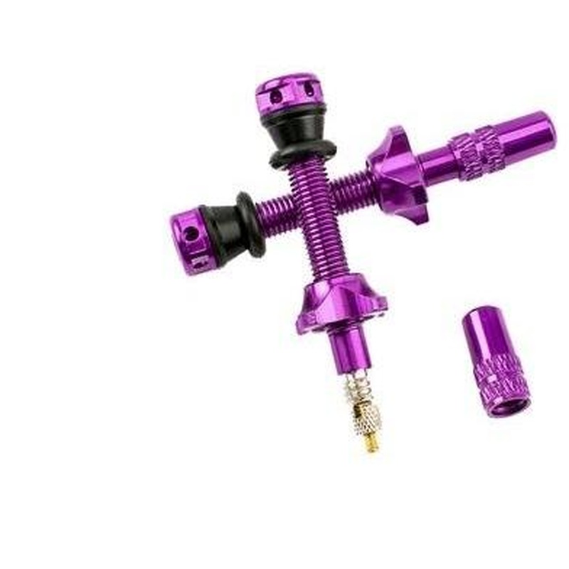 Ryfe Tubeless Presta Valves - High Flow - Blue 44mm - Pair