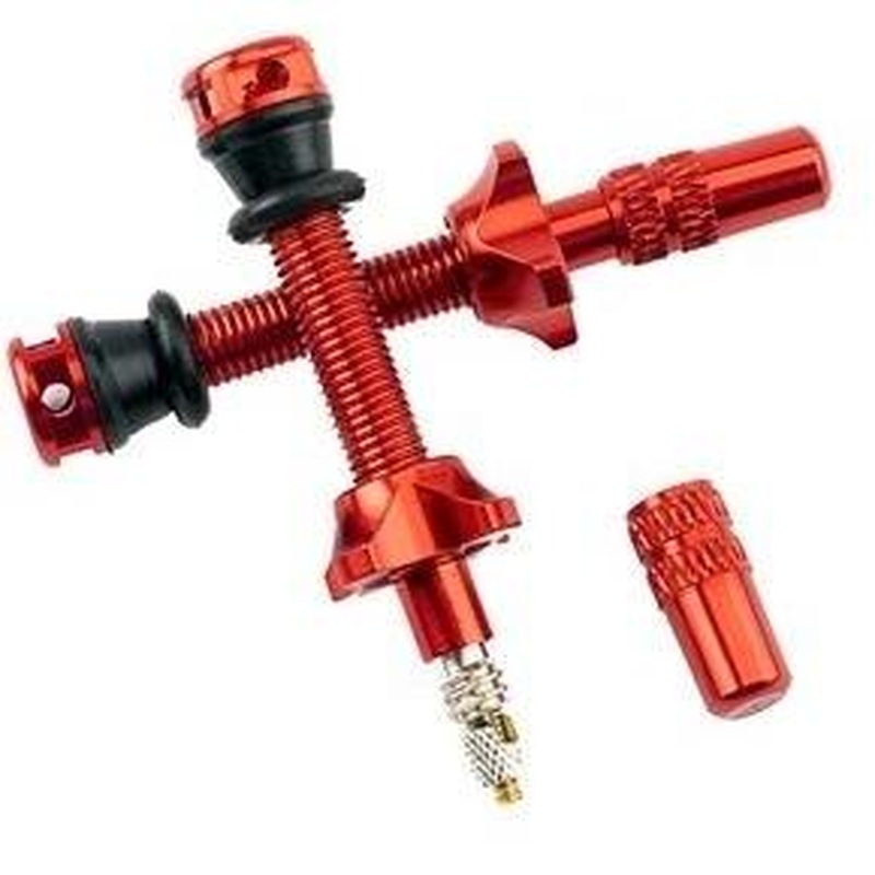 Ryfe Tubeless Presta Valves - High Flow - Green 44mm - Pair