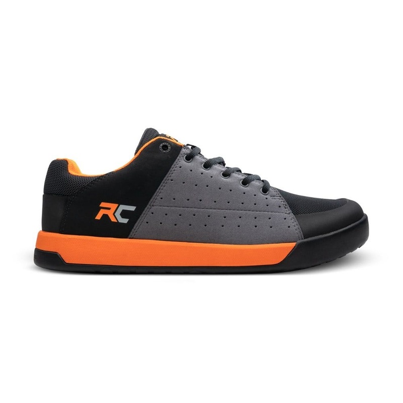 Ride Concepts Livewire Flat Pedal Shoes Charcoal/Orange