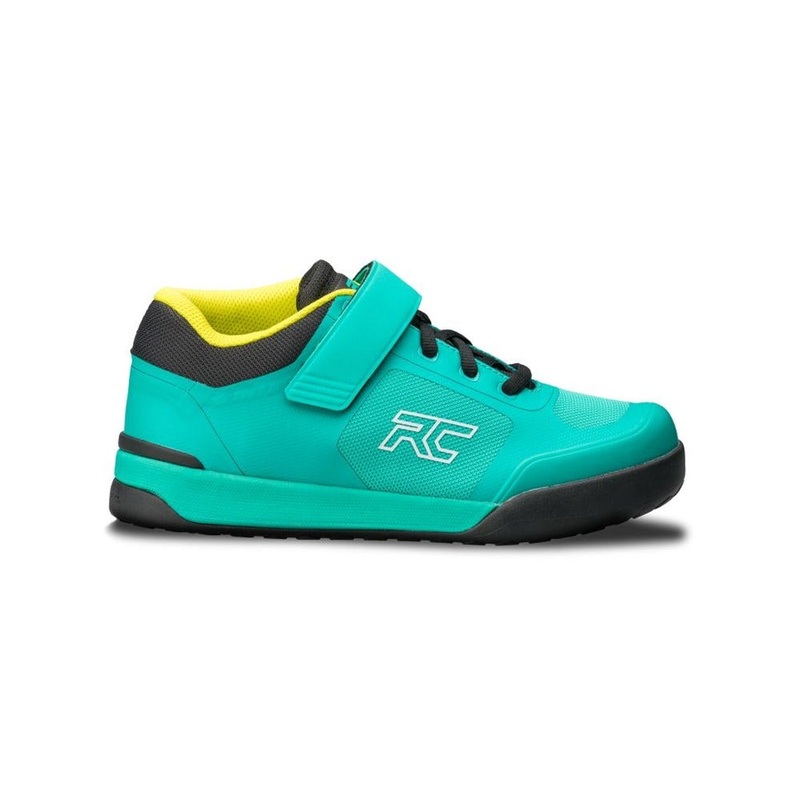 Ride Concepts Traverse Women's Clipless Shoes Teal/Lime