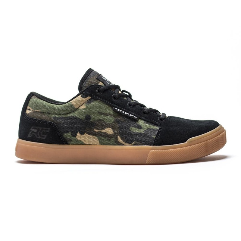 Ride Concepts Vice Flat Pedal Shoes Camo Black