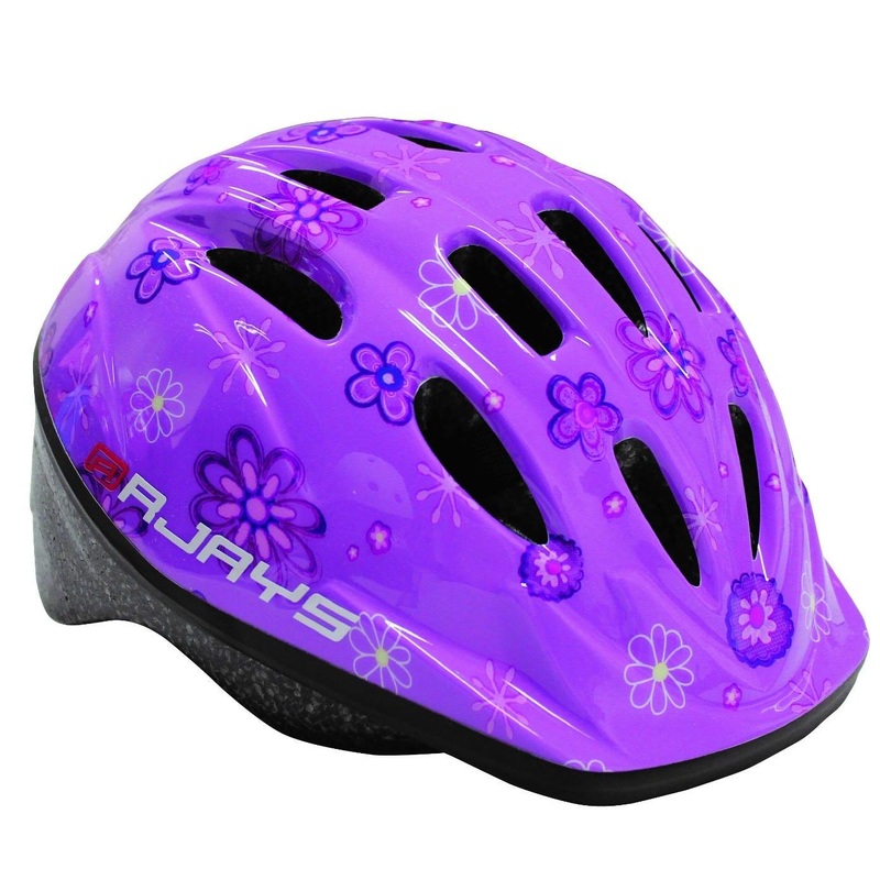 Rjays Bambino II Girls Helmet Purple Flowers