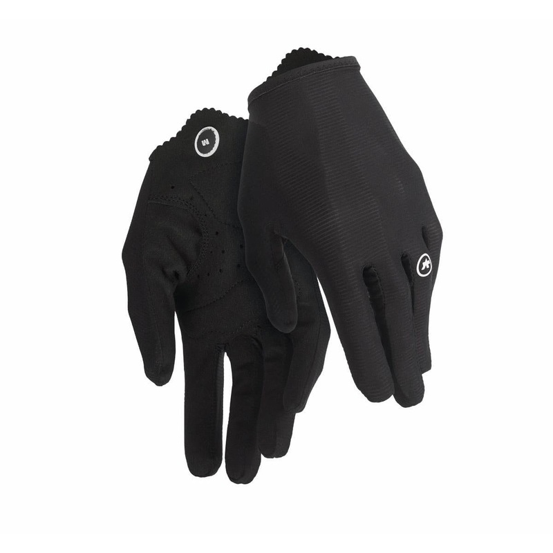 Road Gloves Assos RS AERO FF GLOVES BLACK SERIES