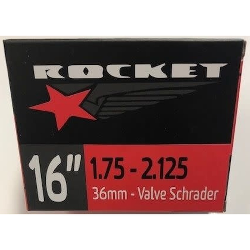 Rocket Schrader Valve Tube 16 x 1.75/2.125 38mm
