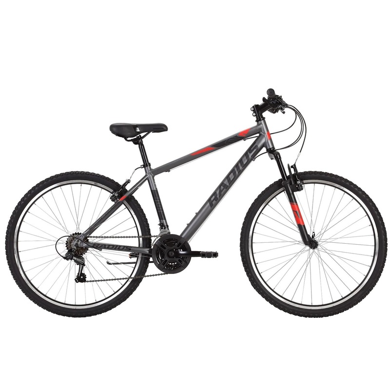 Radius Targa 10 Matte Charcoal/Black/Red