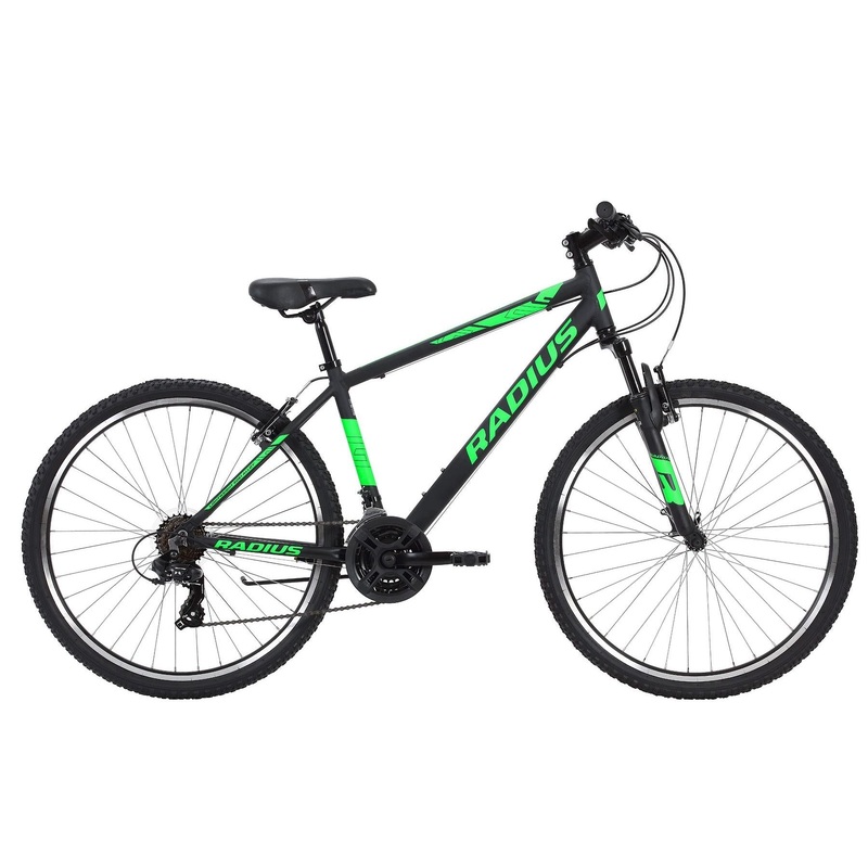 Radius Targa 20 Matte Black/Neon Green