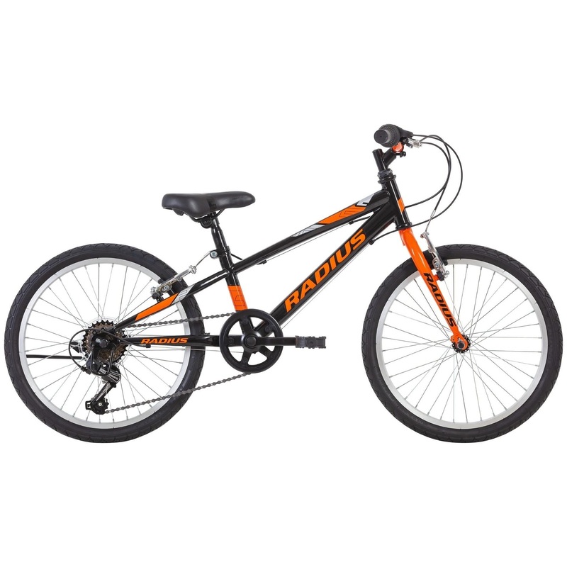Radius Throttle 20 Kids Bike Gloss Black/Orange/Silver (2020)