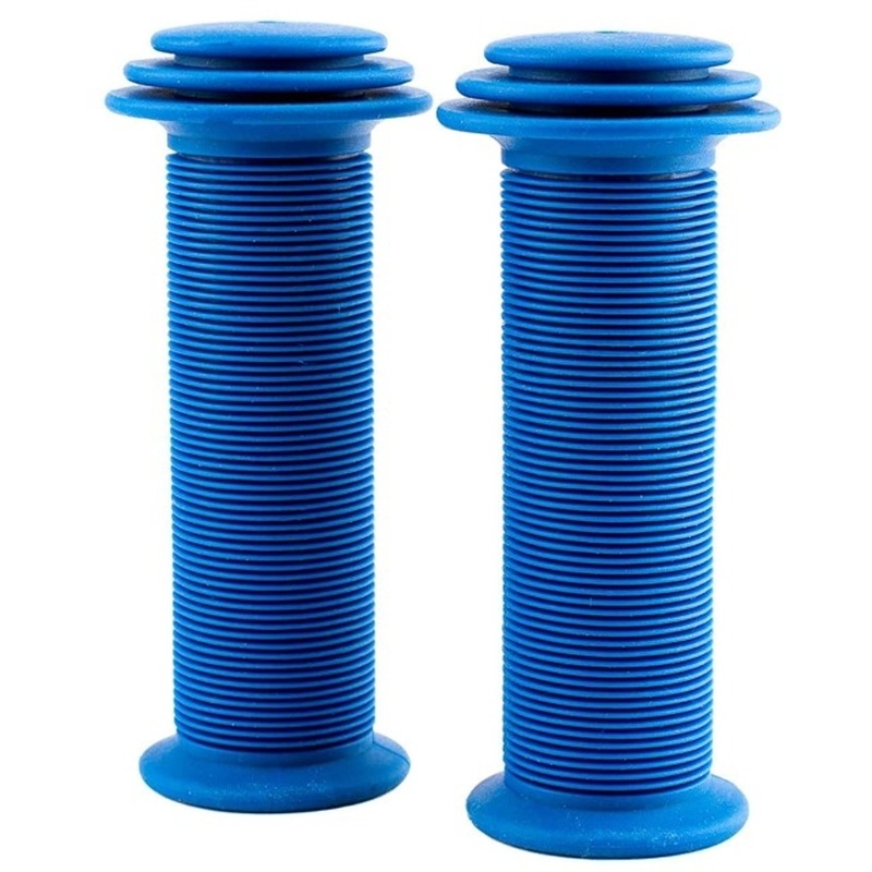 Rascal Kids Bike Mushroom Grips 100mm Blue