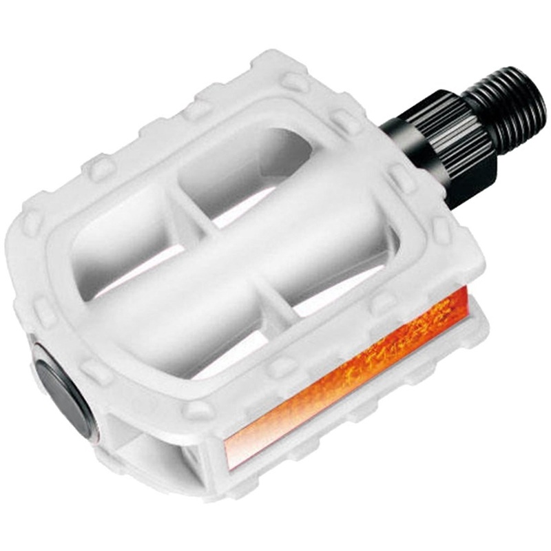 Rascal Kids Bike Pedals Nylon Plastic 1/2x1/8'' White