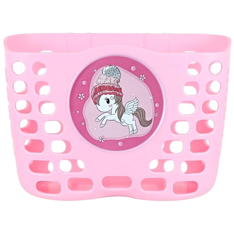 Rascal Kids Scooter and Bicycle Basket Pink