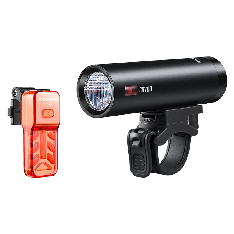 Ravemen CR 700 / TR 30 Lumens Lightset