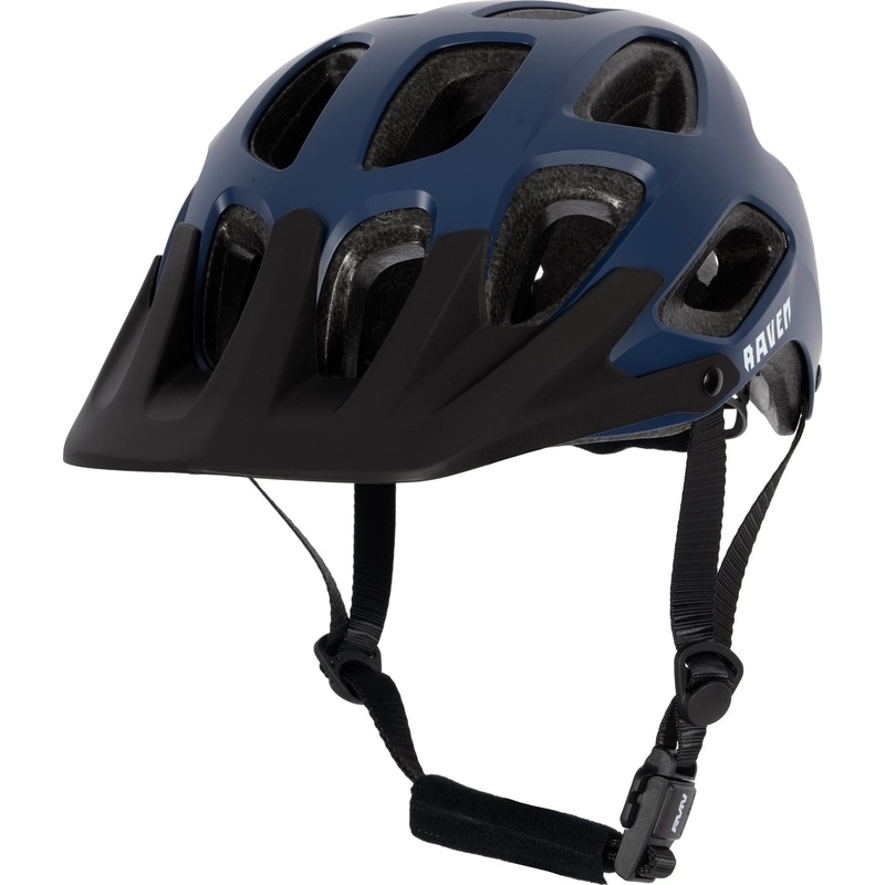 Raven Corvus MTB Helmet with Magnetic Clip Satin Blue