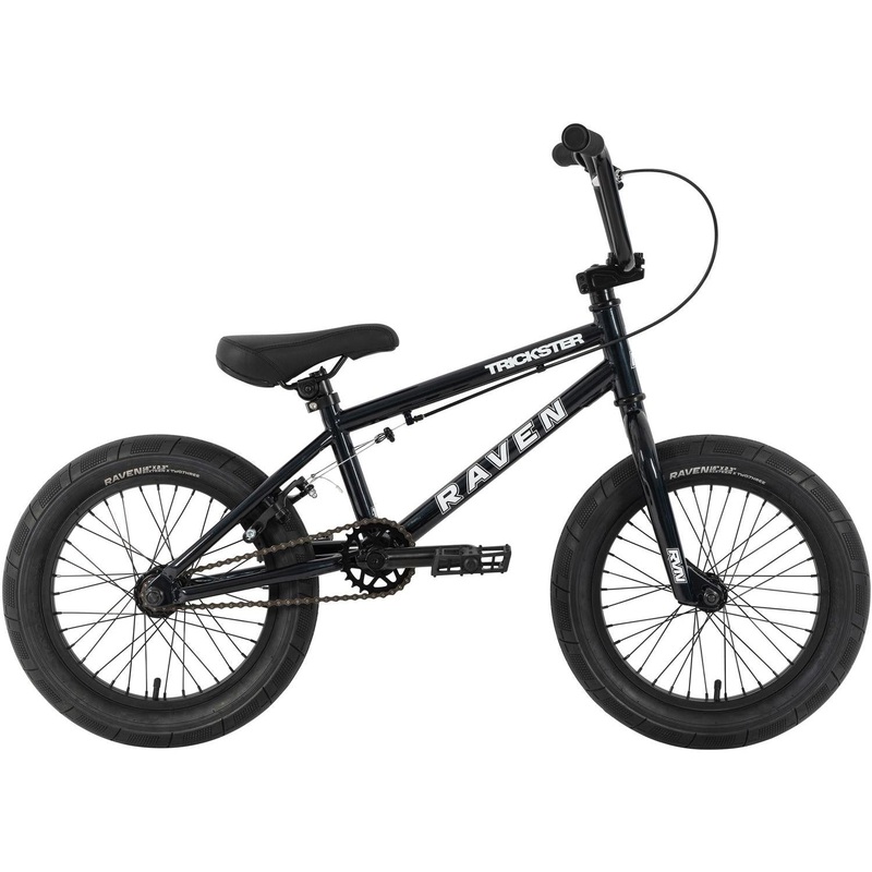 Raven Trickster 16'' BMX Bike Gloss Black
