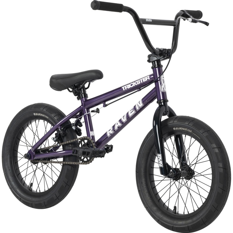 Raven Trickster 16'' BMX Bike Gloss Purple