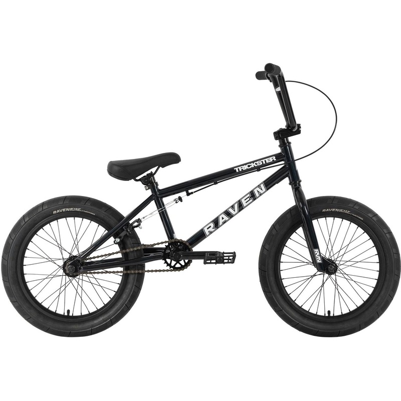 Raven Trickster 18'' BMX Bike Gloss Black