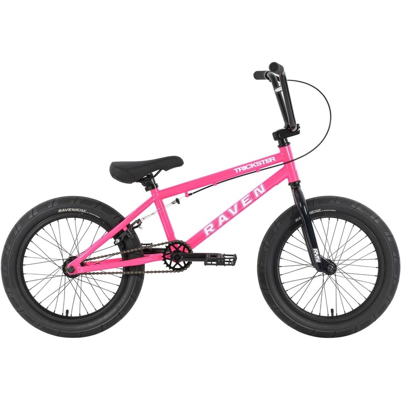Raven Trickster 18'' BMX Bike Gloss Pink