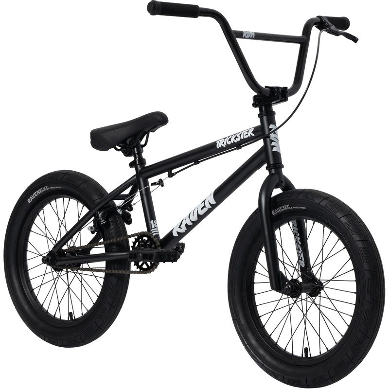 Raven Trickster 18'' BMX Bike Midnight Matte