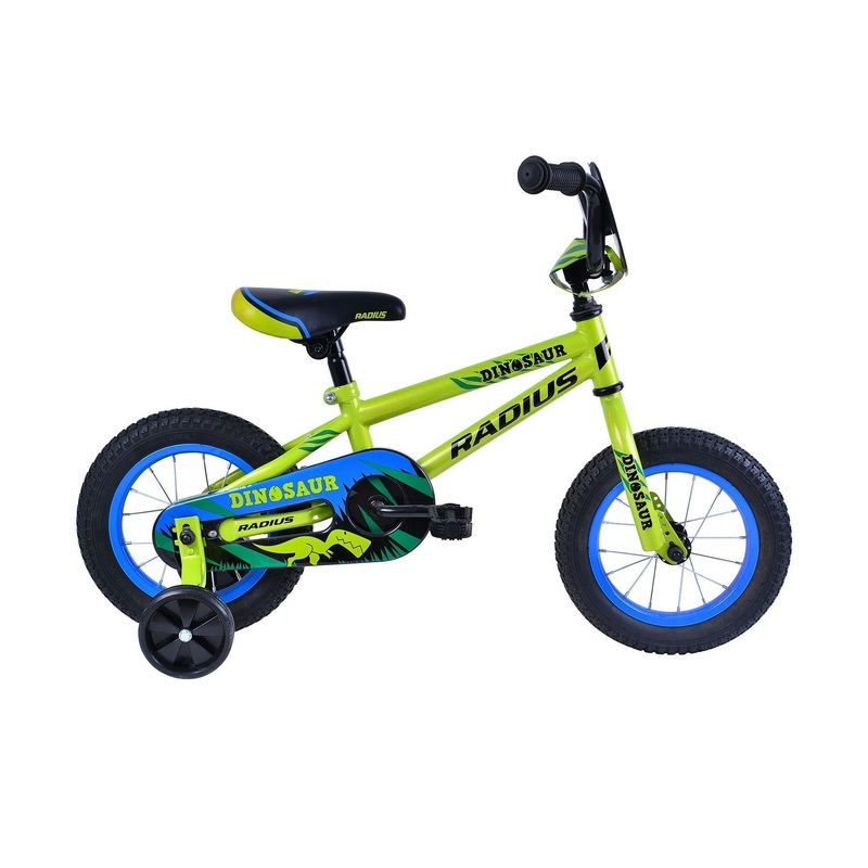 Radius Dinosaur 12 Inch Bike Gloss Lime/Blue/Black (2019)