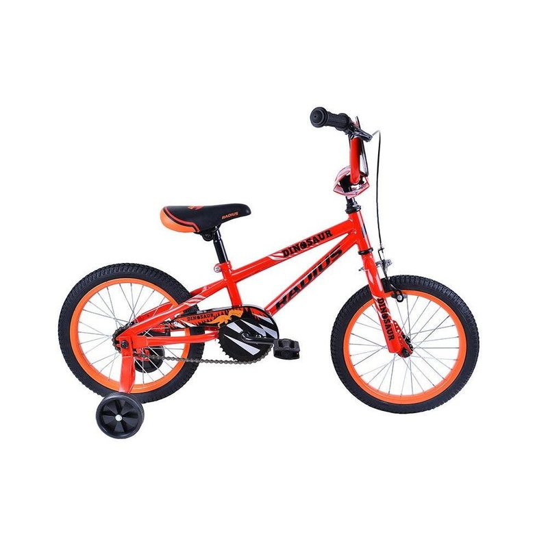 Radius Dinosaur 16" Kids Bike Red/Black/Orange