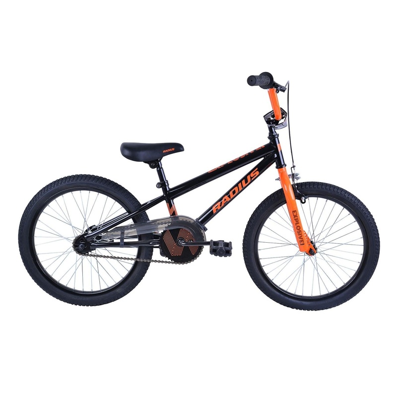 Radius Explosive Mini Kids Bike 20 Inch Gloss Black/Orange (2019)