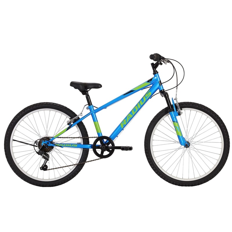 Radius Leopard 24 Inch Kids Mountain Bike Gloss Blue/Lime/Black (2019)