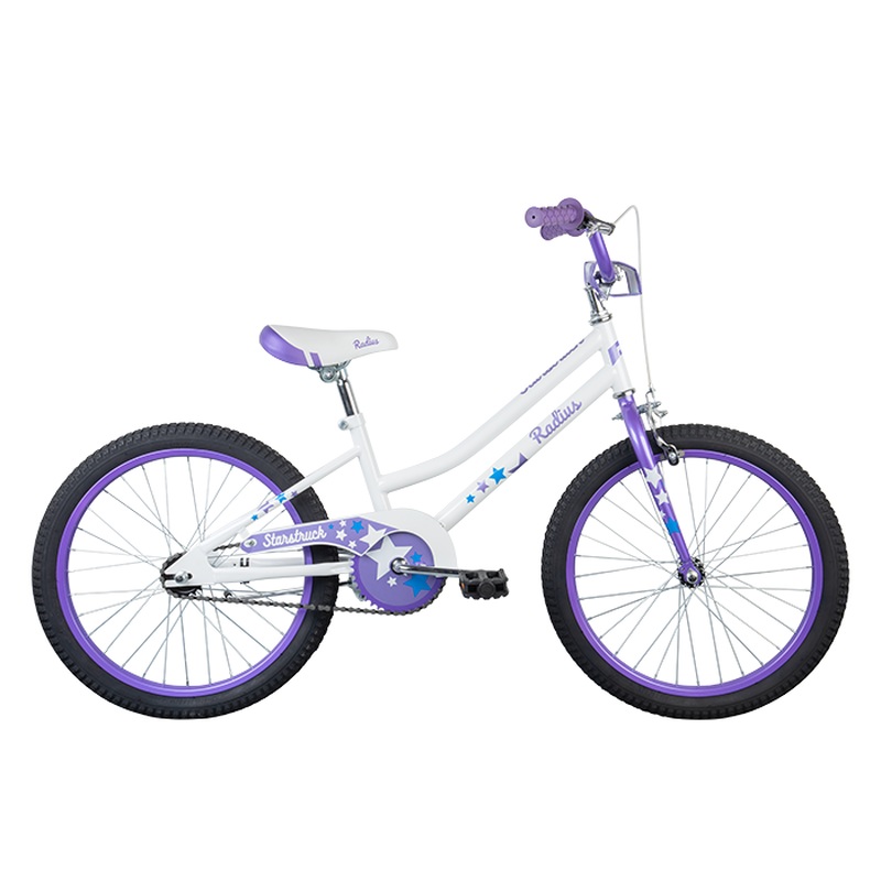 Radius Starstruck 20 Kids Bike Gloss Pearl White/Lavender Blue (2020)
