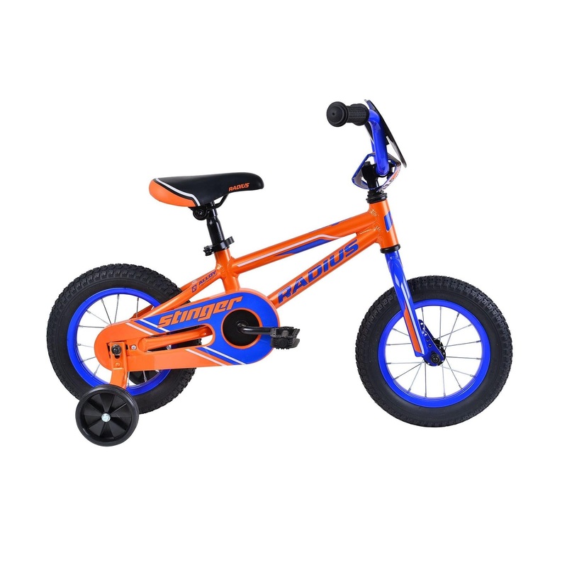 Radius Stinger 12 Inch Kids BIke Gloss Orange/Navy Blue (2019)