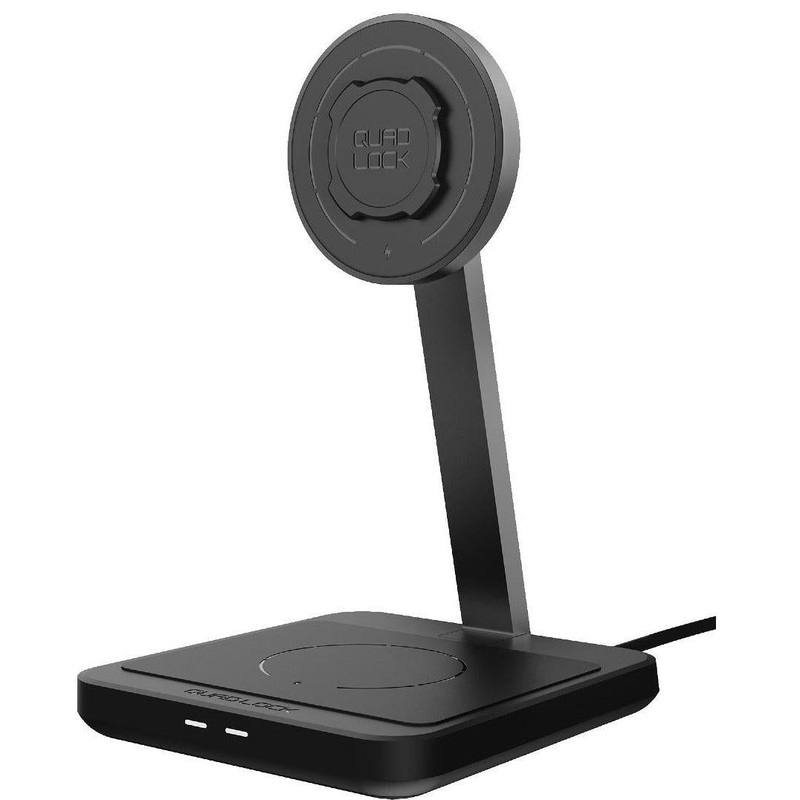 Quad Lock Dual Desk Mount Wireless Charger