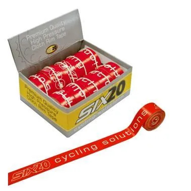 Proseries Cloth Rim Tape 2m x 25mm Red