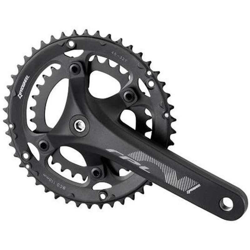 Prowheel Junior RPL-521 Crankset 140mm 48-32T 8/9s Black