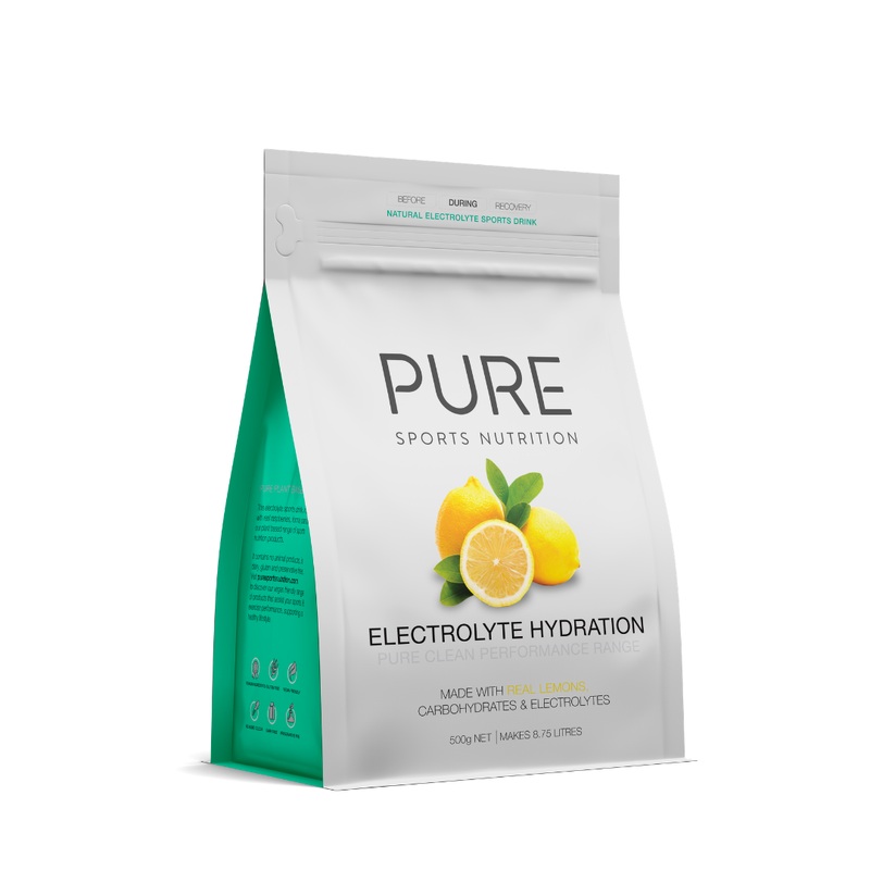 PURE Lemon Electrolyte Hydration Powder 500g