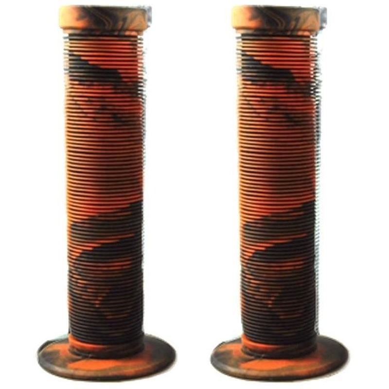 QBP BMX Candy Sticks Grips 130mm Black/Orange