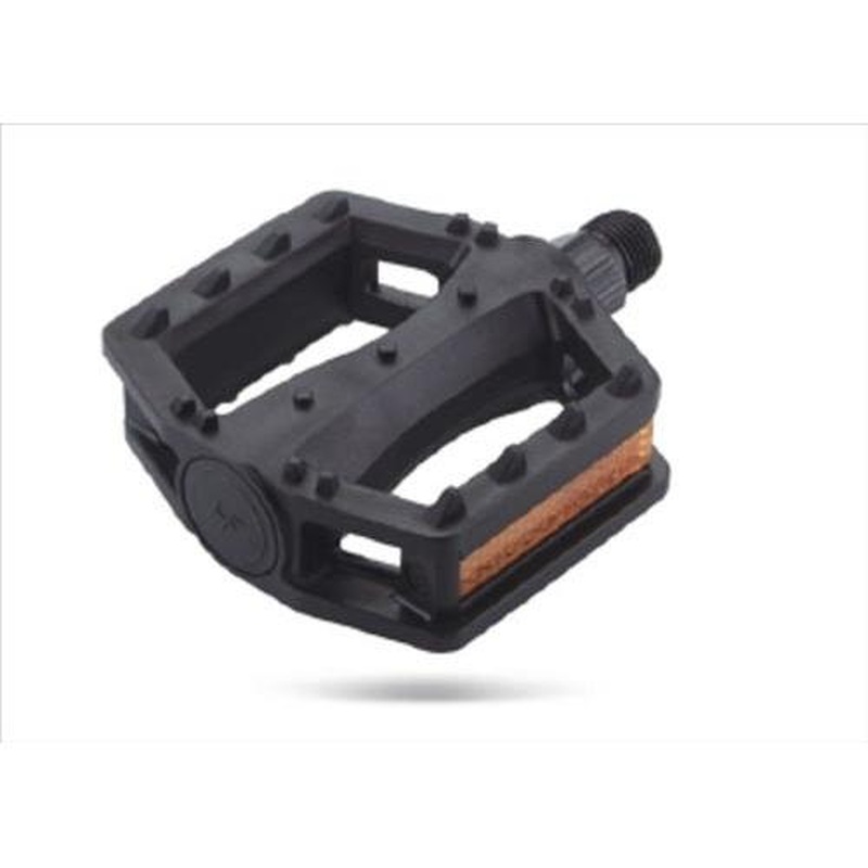 QBP Nylon Plastic Pedal 1/2 x 1/8 Black