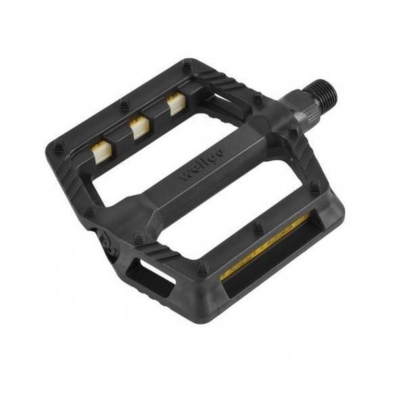 QBP Plastic MTB Platform Pedals 100x100x28mm Black