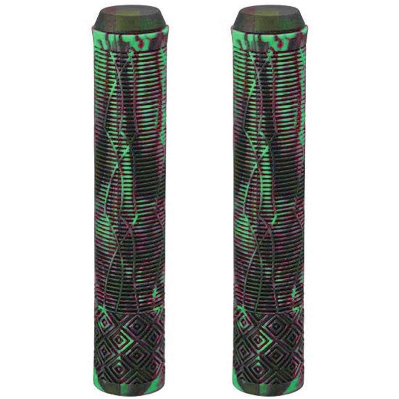 QBP Scooter Grips 162mm Green & Black
